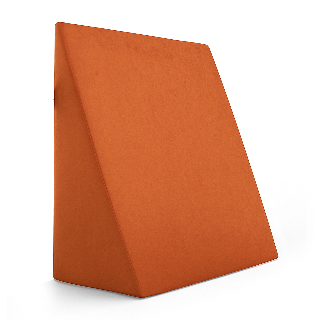 Wedge Pillow with Dual Memory foam-Orange